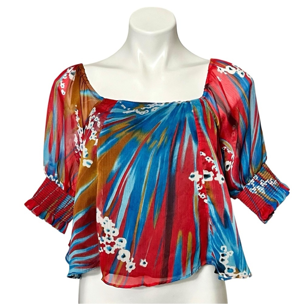 Walter Baker Drea Top Rio Palm Multicolor Top Size Medium